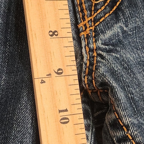 Vintage True Religion Jeans Men's 33x33 Button Fly Denim Suspender Buttons USA‎ - Picture 11 of 16